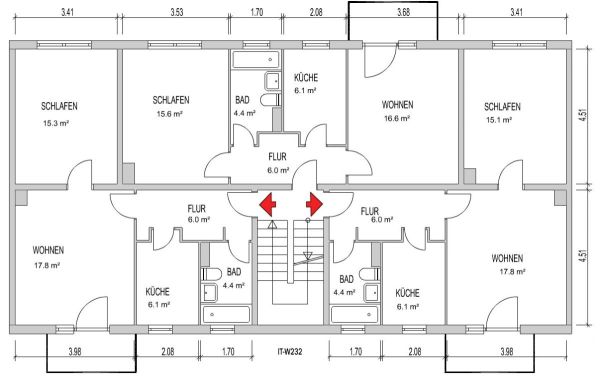 Wohnen in der Weststadt: 2-Zimmer-Wohnung mit Tageslichtbad - Photo 3